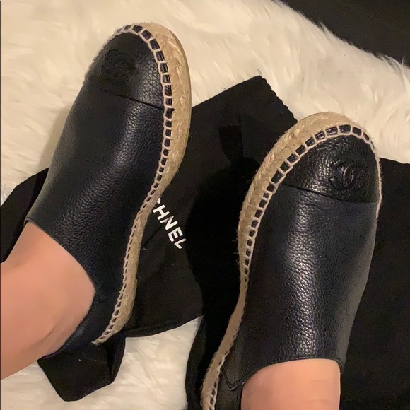 Chanel Espadrille Mule Slide Flats - Picture 7 of 7